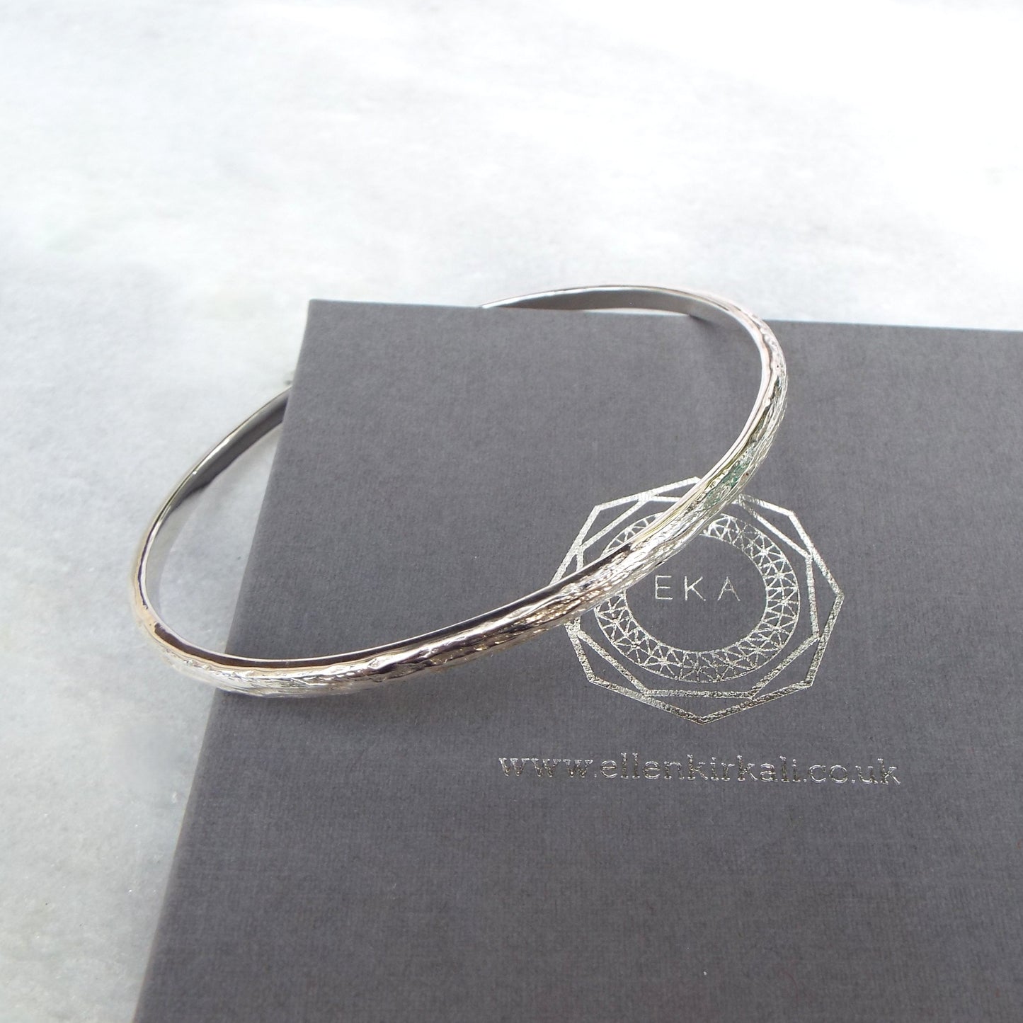 Forged in the woods - Silver Bangle