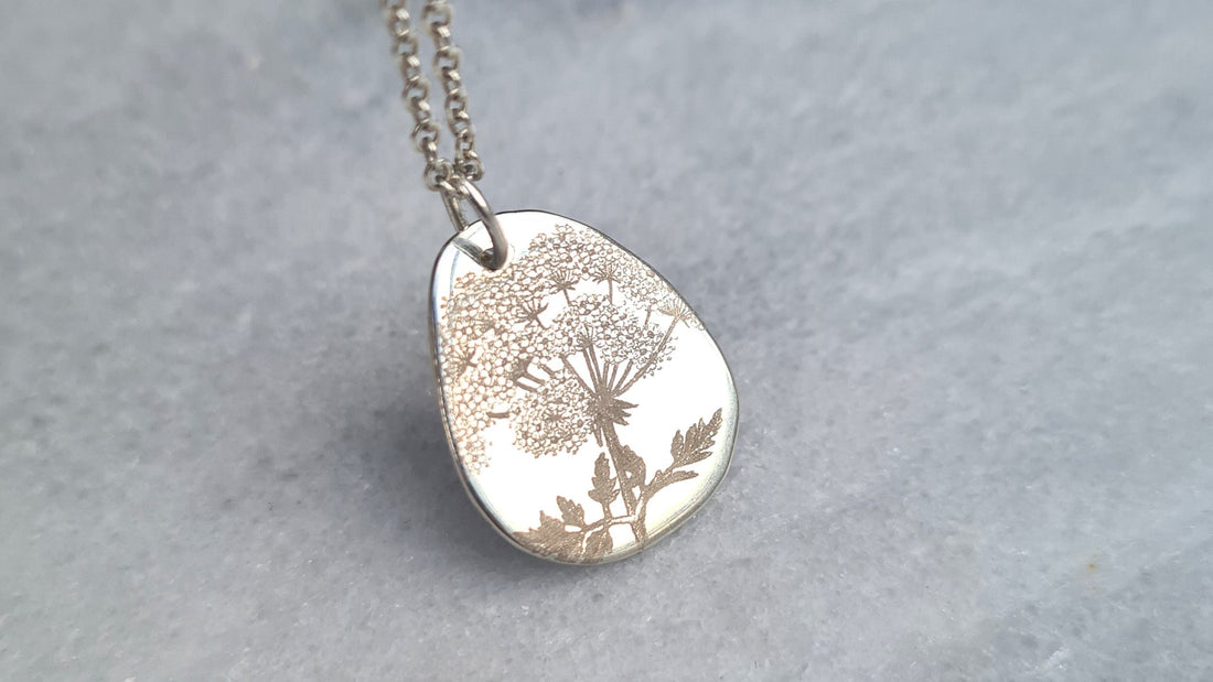 Recycling silver into beautiful botanical pendants – Ellen Kirk Ali