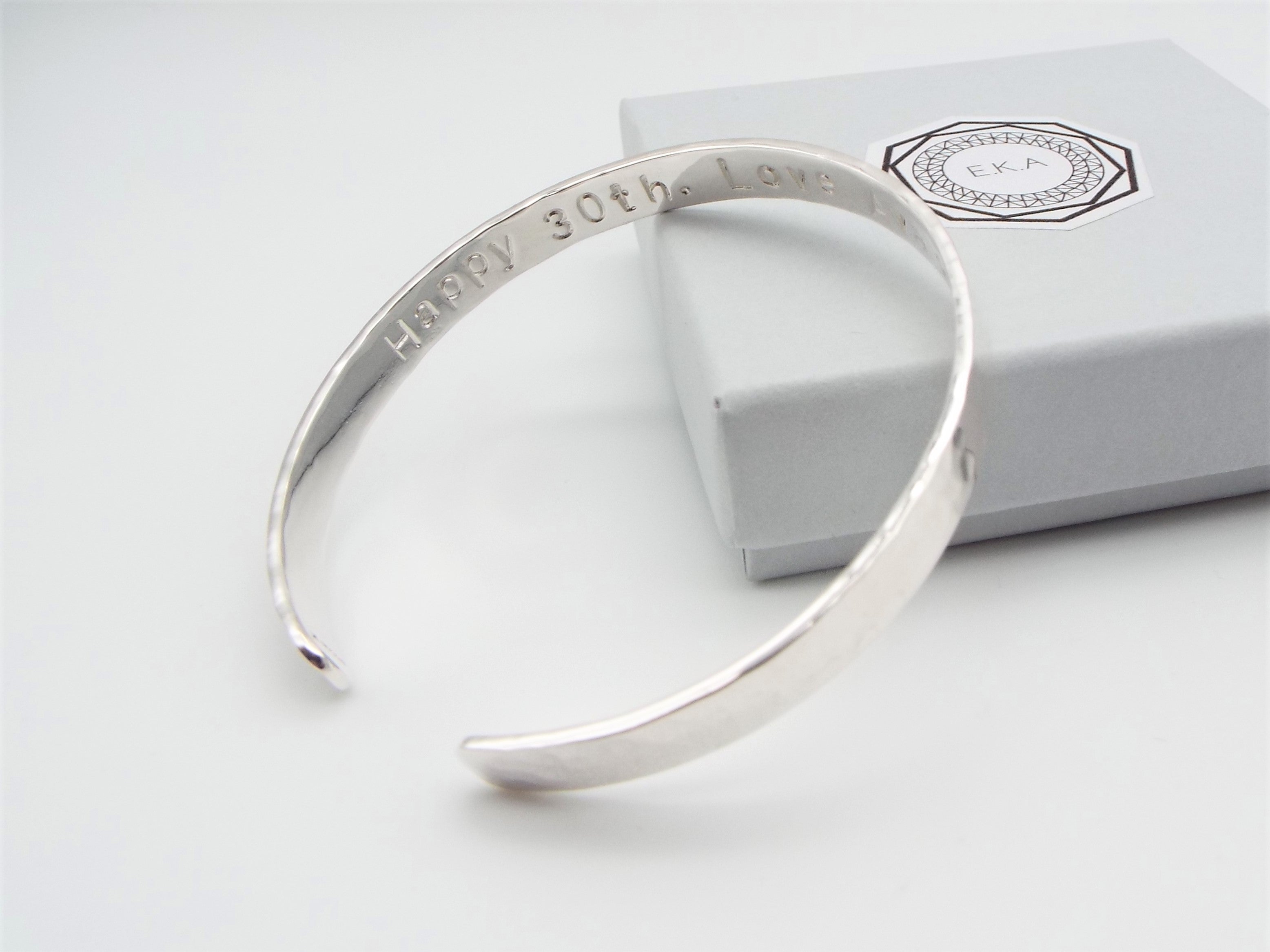 Minimalist Unisex Personalized Jewelry Cuff Bracelet