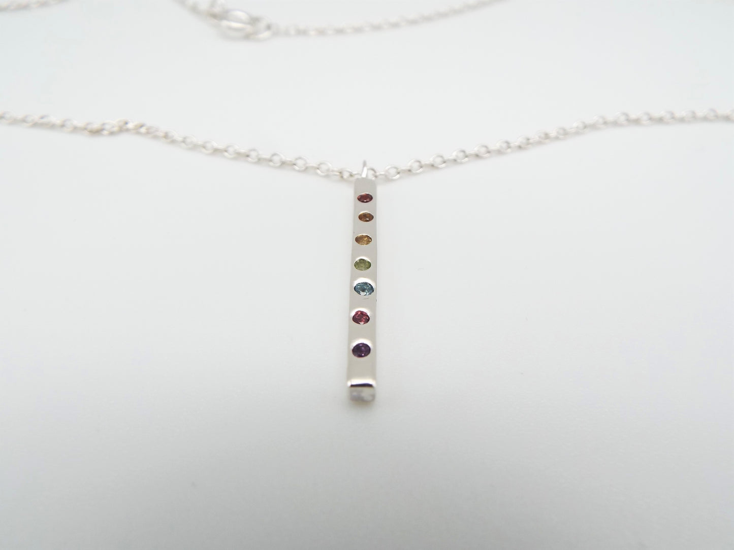 Rainbow gems necklace