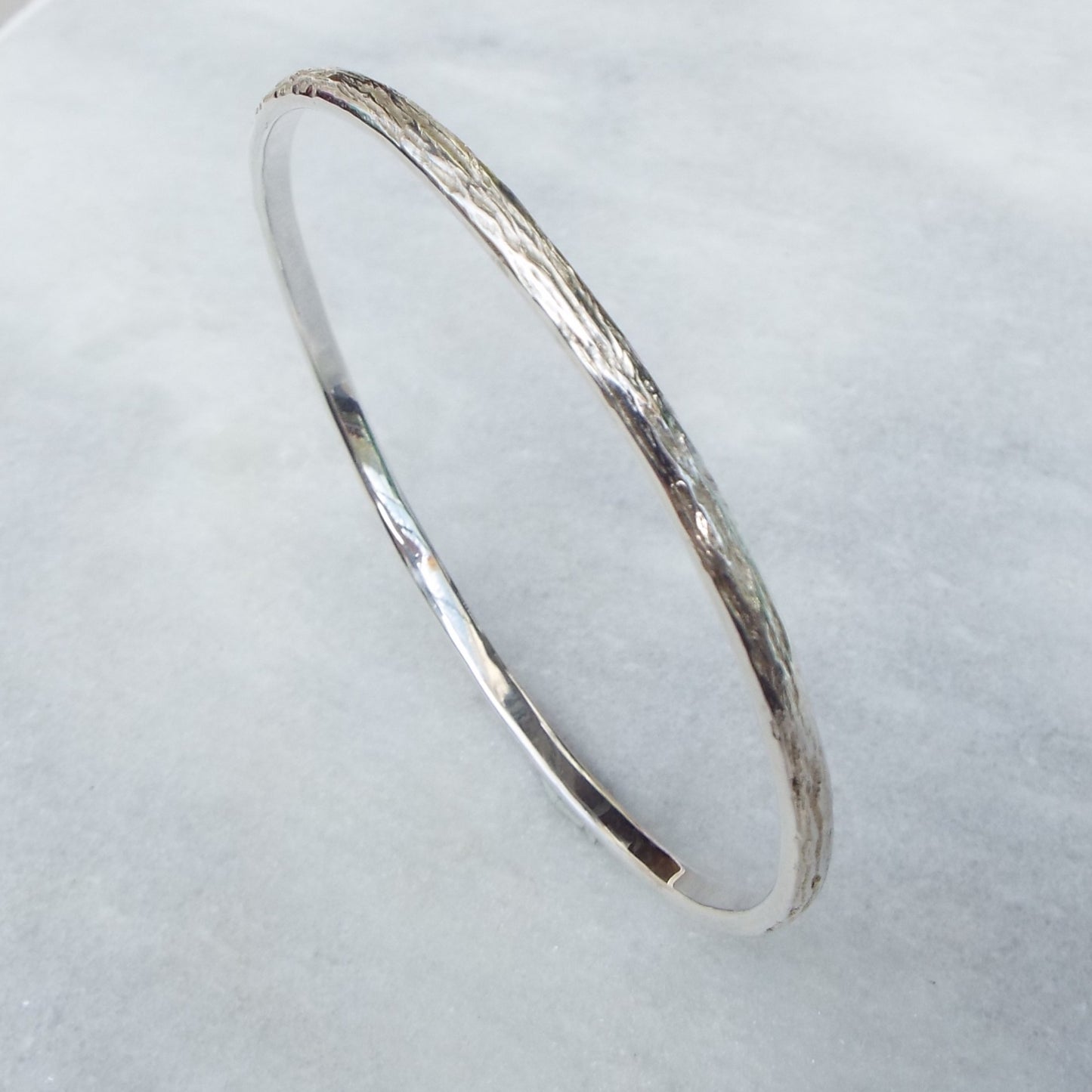 Forged in the woods - Silver Bangle