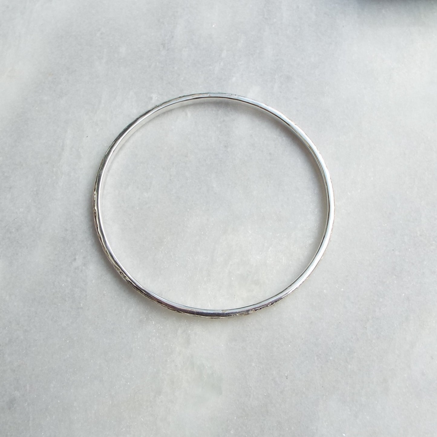 Forged in the woods - Silver Bangle